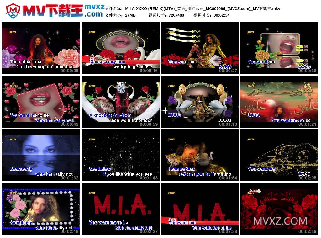 M I A-XXXO (REMIX)(MTV)_英语_流行歌曲_MC802095
